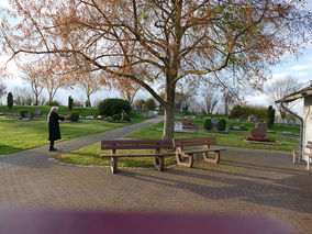 Segnung der Gräber auf dem Friedhof in Balhorn (Foto: Karl-Franz Thiede)